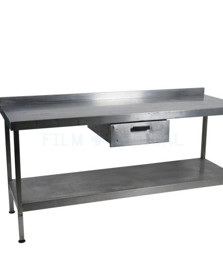 Steel Table With Draw 